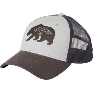 NWT North Face gray patches trucker hat